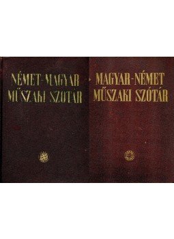 NAGY, ERNŐ – KLÁR, JÁNOS - Magyar-német / német-magyar műszaki szótár NAGY, ERNŐ – KLÁR, JÁNOS - Magyar-német / német-magyar műszaki szótár, null 1961 antikvár könyv