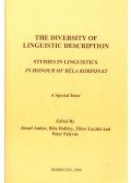 ANDOR, JÓZSEF – HOLLÓSY, BÉLA – LACZKÓ, TIBOR – PELYVÁS, PÉTER (ed) - The Diversity of Linguistic Description