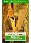 TROLLOPE. ANTHONY - He Knew He Was Right