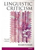 FOWLER, ROGER - Linguistic Criticism (2nd Edition)