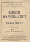 Carlyle, Thomas - Historical and Political Essays