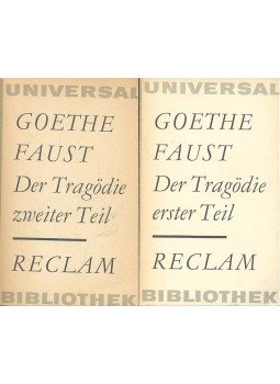 Johann Wolfgang Goethe - Faust - Der Tragödie Teil 1 und 2 Johann Wolfgang Goethe - Faust - Der Tragödie Teil 1 und 2, Lipcse 1968 antikvár könyv