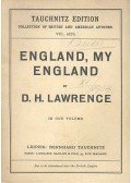 LAWRENCE, D.H. - England, My England