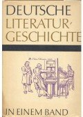 Geerdts,Hans Jürgen - Deutsche Literaturgeschichte in einem Band