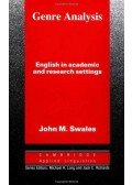 SWALES, JOHN - Genre Analysis: English in Academic and Research Settings