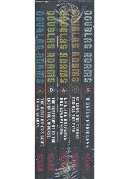 Douglas Adams - The Hitchhiker's Guide to the Galaxy - 5 Book Set: The Hitchhiker's Guide to the Galaxy; The Restaurant at the End of the Universe; Life, the Universe and Everything; So Long and Thanks for all the Fish; Mostly Harmless, null 0 antikvár könyv