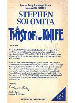 Solomita, Stephen - A Twist of the Knife, null 1990 antikvár könyv