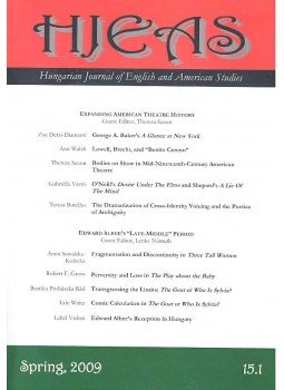  - HJEAS - Hungarian Journal of English and American Studies 15.1 - Spring 2009, null 2009 antikvár könyv