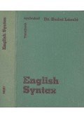 Dr. Budai László - English Syntax