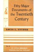 SNYDER, LOUIS L. - Fifty Major Documents of the Twentieth Century #5