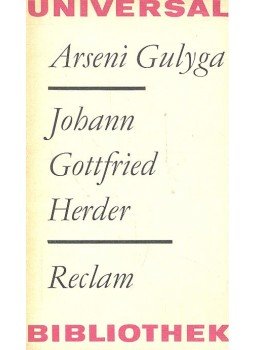 GULYGA, ARSENI - Johann Gottfried Herder - Eine Einführung in seine Philosophie GULYGA, ARSENI - Johann Gottfried Herder - Eine Einführung in seine Philosophie, null 1978 antikvár könyv