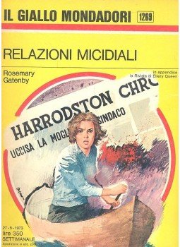 GATENBY, ROSEMARY - Relazioni Micidiali GATENBY, ROSEMARY - Relazioni Micidiali, null 1973 antikvár könyv