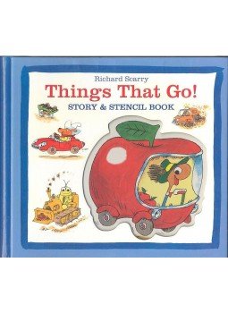 Richard Scarry - Things That Go! - Story & Stencil Book, null 2007 antikvár könyv