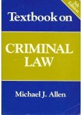 ALLEN, MICHAEL J. - Textbook on Criminal Law - 5th edition