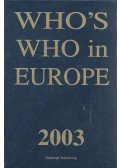 KERESZTY, ANDRÁS J. (ed.) - Who's Who in Europe
