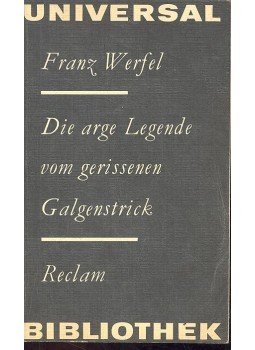 Franz Werfel - Die arge Legende vom gerissen Galgenstrick Franz Werfel - Die arge Legende vom gerissen Galgenstrick, null 1978 antikvár könyv