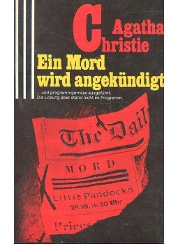 Agatha Christie - Ein mord wird angekündigt Agatha Christie - Ein mord wird angekündigt, null 1982 antikvár könyv