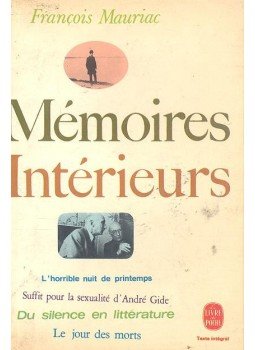 Francois Mauriac - Mémoires Intérieurs Francois Mauriac - Mémoires Intérieurs, null 1959 antikvár könyv