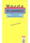 KNOP, BERNHARD - NAUMANN-BREEZE, CORIENNE - Words in Context. Thematischer Oberstufenwortschatz