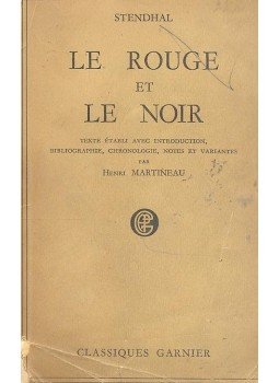 Stendhal - Le rouge et le noir Stendhal - Le rouge et le noir, null 1950 antikvár könyv