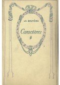 La Bruyere, Jean de - Les Caractères
