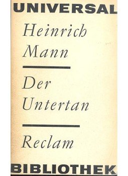 Mann, Heinrich - Der Untertan Mann, Heinrich - Der Untertan, null 1965 antikvár könyv