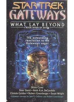 CAREY, DIANE - DAVID, PETER - DECANDIDO, KEITH - GOLDEN, CHRISTIE - GREENBERGER, ROBERT - WRIGHT, SUSAN - Star Trek What Lay Beyond CAREY, DIANE - DAVID, PETER - DECANDIDO, KEITH - GOLDEN, CHRISTIE - GREENBERGER, ROBERT - WRIGHT, SUSAN - Star Trek What Lay Beyond, null 2002 antikvár könyv