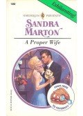 Marton, Sandra - A Proper Wife