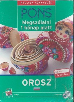  - Pons - Megszólalni 1 hónap alatt (1 könyv + 2 audio CD) - Orosz, null 0 antikvár könyv