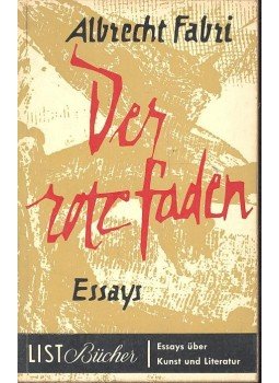 FABRI, ALBRECHT - Der rote faden FABRI, ALBRECHT - Der rote faden, null 1958 antikvár könyv