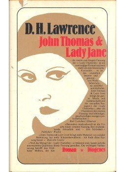 LAWRENCE, D.H. - John Thomas und Lady Jane LAWRENCE, D.H. - John Thomas und Lady Jane, null 1975 antikvár könyv