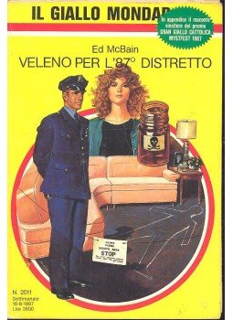 Ed McBain - Veleno per l'87 Distretto Ed McBain - Veleno per l'87 Distretto, null 1987 antikvár könyv