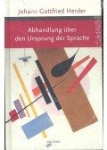 Herder, Johann Gottfried - Abhandlung über den Ursprung der Sprache