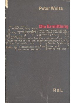 Weiss, Peter - Die Ermittlung Weiss, Peter - Die Ermittlung, null 1966 antikvár könyv