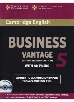 - Cambridge English Business (BEC) 5 Vantage Self-Study Pack - Cambridge English Business (BEC) 5 Vantage Self-Study Pack, Cambridge 2012 antikvár könyv