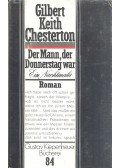 Gilbert Keith Chesterton - Der Mann, der Donnerstag war