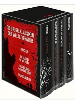 SHELLEY, MARY - STEVENSON, ROBERT LOUIS - STOKER, BRAM - WILDE, OSCAR - Die Gruselklassiker der Weltliteratur: Frankenstein / Dr. Jekyll und Mr. Hyde / Dracula / Das Bildnis des Dorian Gray, null 2016 antikvár könyv