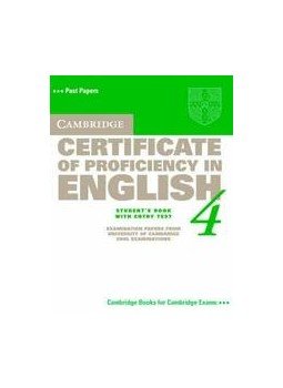  - Cambridge Certificate of Proficiency in English 4 Official Examination Past Papers Student's Book without Answers, null 2005 antikvár könyv