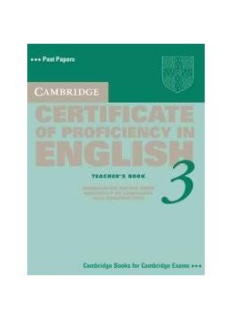  - Cambridge Certificate of Proficiency in English 3 Official Examination Past Papers Teacher's Book, null 2004 antikvár könyv