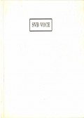 Mészöly Suzanne (szerk.) - SVB VOCE
