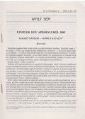 Kovács Katalin,Faragó Nándor - Levelek egy aprófaluból 1989 (különnyomat)