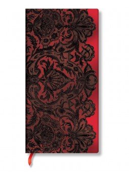  - Paperblanks Butikkönyv Lace Allure "Rouge Boudoir" SLIM vonalas PB3250-2, null 2016 antikvár könyv