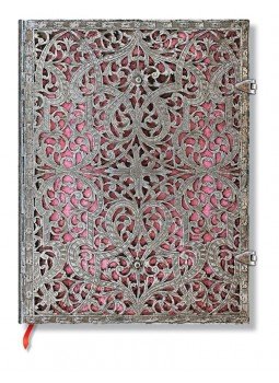  - Paperblanks Butikkönyv Silver Filigree"Blush Pink" ULTRA vonalas PB1915-2, null 2016 antikvár könyv
