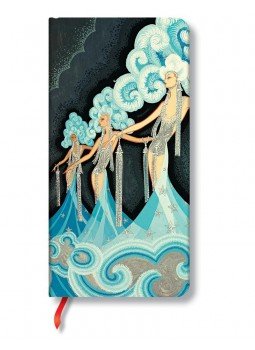  - Paperblanks Butikkönyv Vintage Vogue"Plume" SLIM vonalas PB1513-0, null 2016 antikvár könyv