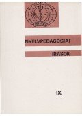 Kovács Ferenc (szerk.) - Nyelvpedagógiai írások IX.