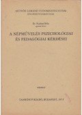 Dr. Radnai Béla - A népművelés pszichológiai és pedagógiai kérdései