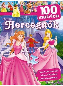  - Hercegnők - panorámás 100 matrica, null 2016 antikvár könyv