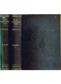 Navratil Ákos - Közgazdaságtan II./1-2. Navratil Ákos - Közgazdaságtan II./1-2., Budapest 1939 antikvár könyv