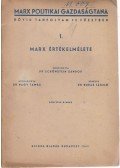 Karl Marx - Marx értékelmélete
