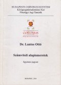 Dr. Lantos Ottó - Számviteli alapismeretek